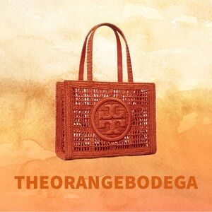 Tory Burch Orange Tote Bag